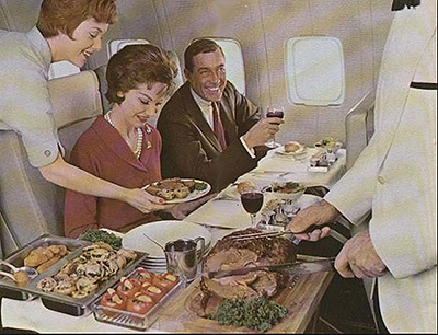 pan am 707 meat carved
